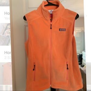 Orange vest from vineyard vines